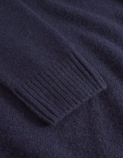 Les Deux Gilbert Crewneck Knit Dark Navy