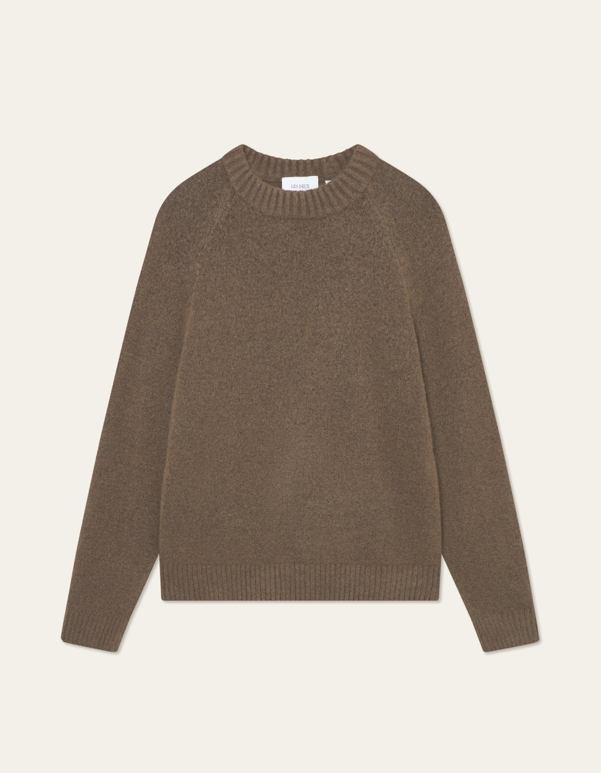 Les Deux Gilbert Crewneck Knit Teak Brown