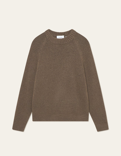 Les Deux Gilbert Crewneck Knit Teak Brown