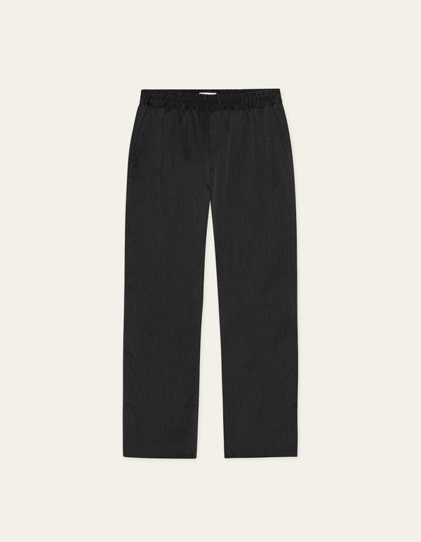 Les Deux HOUSTON PLISSE PANTS Black — Les Deux