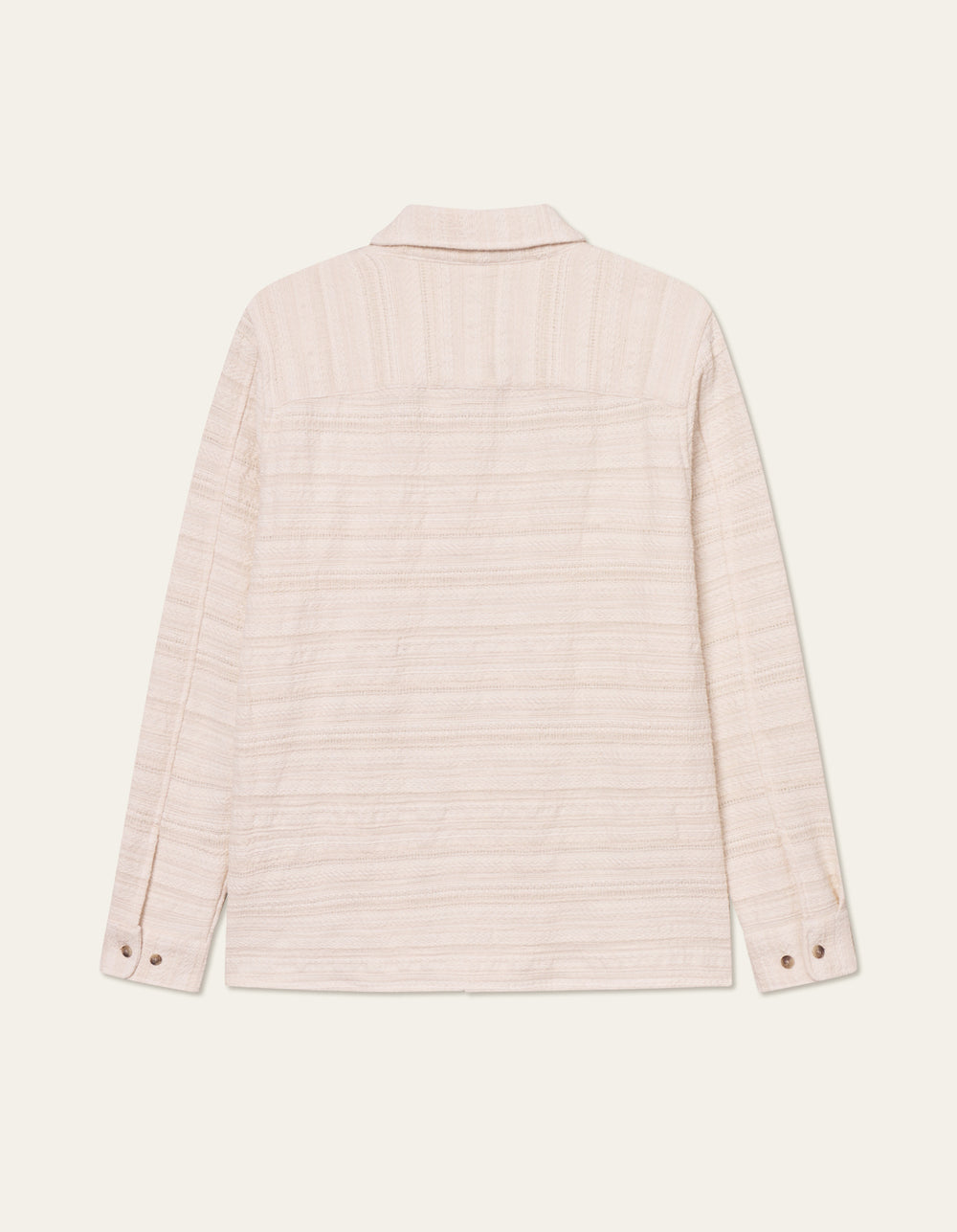 Les Deux Jonas Strctrd Stripe Overshirt Yvory