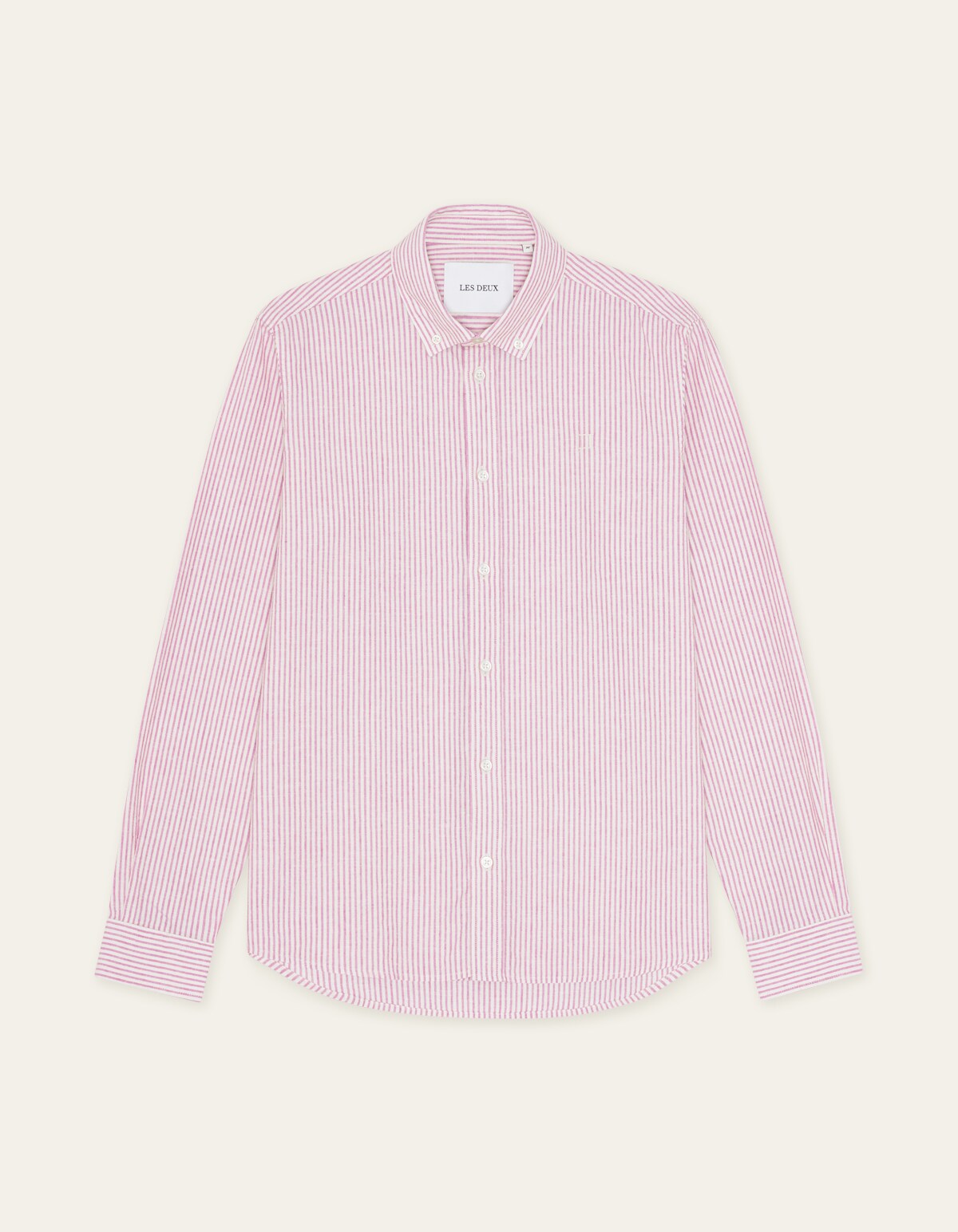 Les Deux KONRAD STRIPE L/S SHIRT Crocus Pink