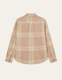 Les Deux Kash Check Corduroy Shirt Dark Sand