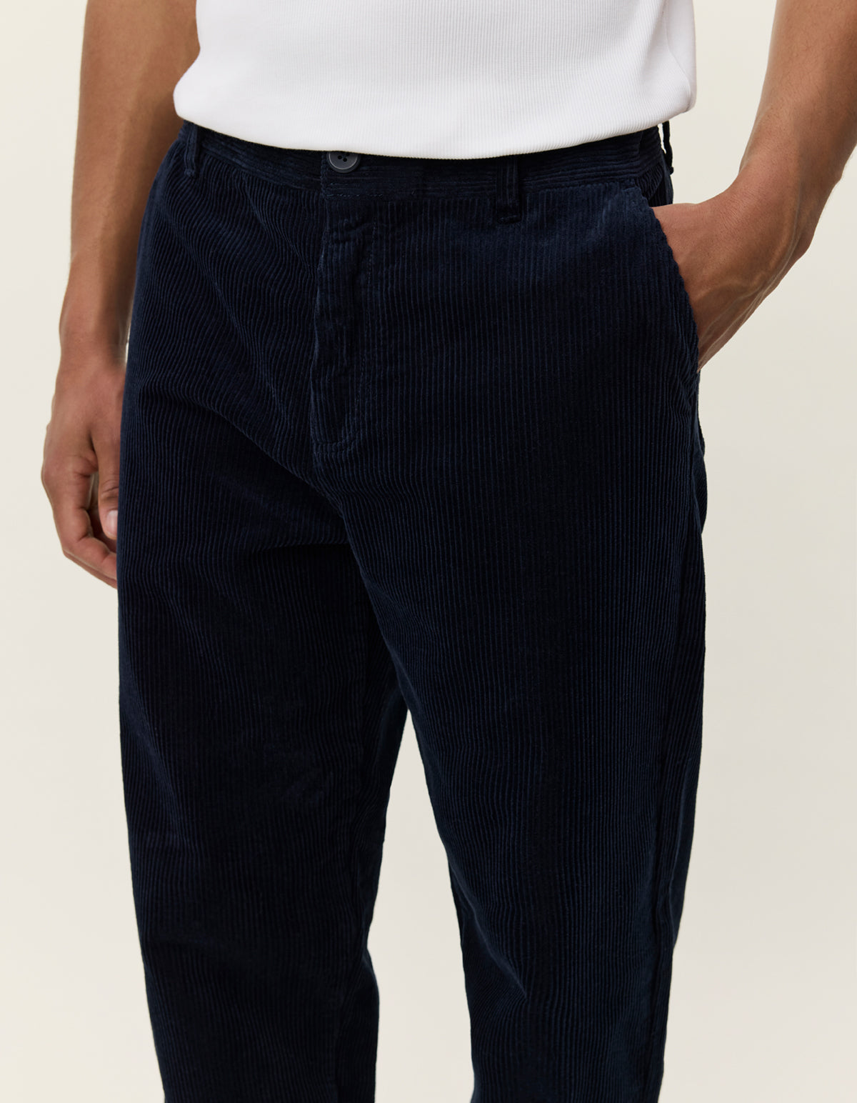 Les Deux Kody Corduroy Pants Dark Navy