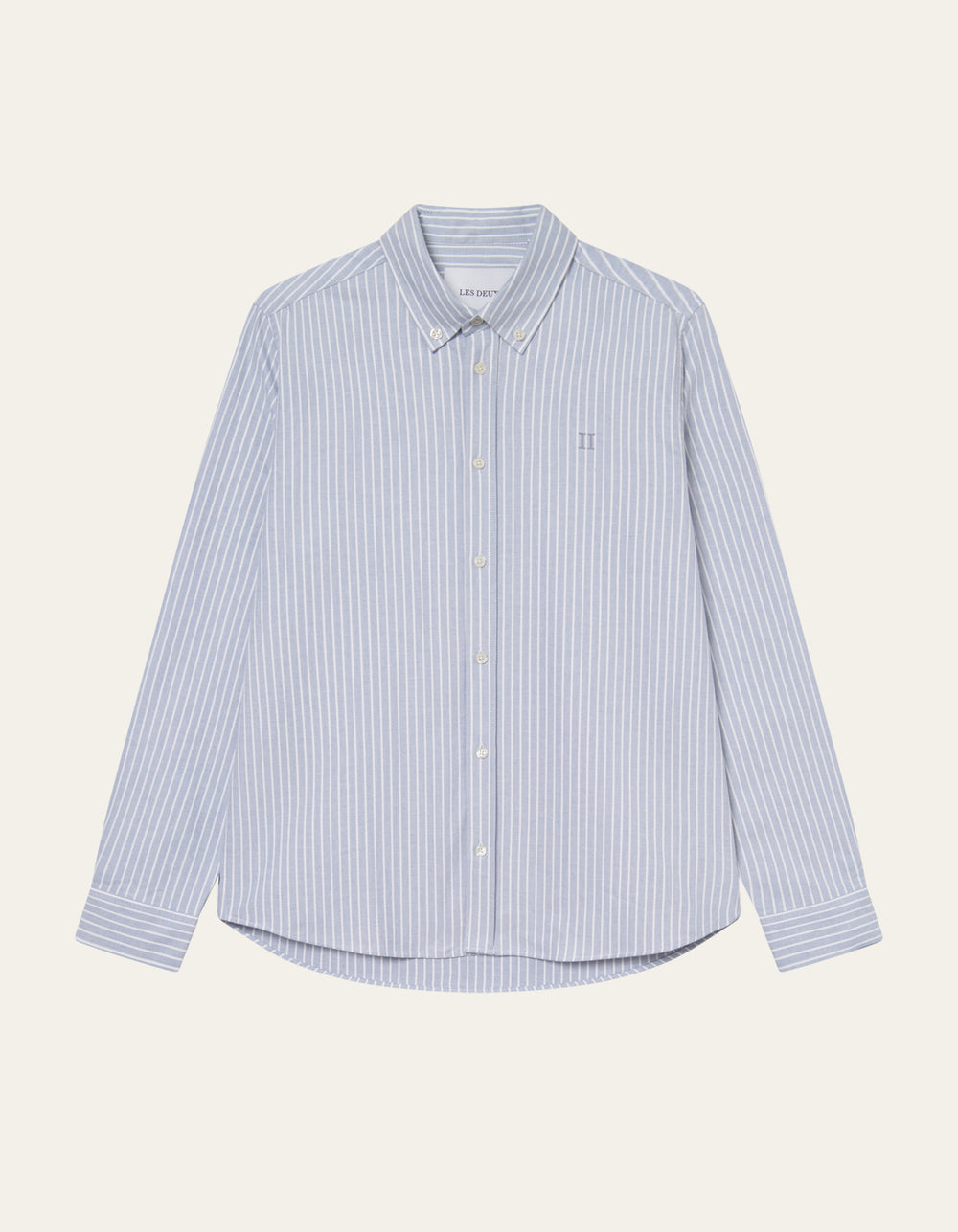 Les Deux Konrad Striped Oxford Shirt Allure