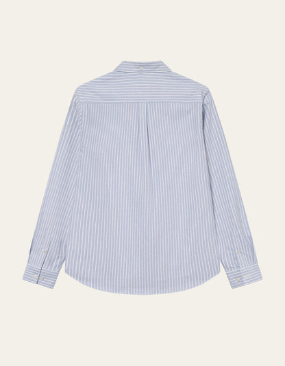 Les Deux Konrad Striped Oxford Shirt Allure
