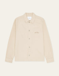 Les Deux LAYTON FAIENCE TWILL OVERSHIRT Ivory