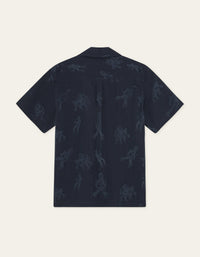 Les Deux LESLEY PLAYERS JACQ S/S SHIRT Dark Navy