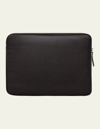Les Deux Leather Laptop Sleeve Black