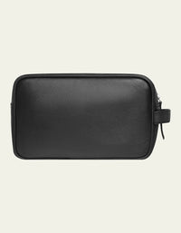 Les Deux Leather Wash Bag Black