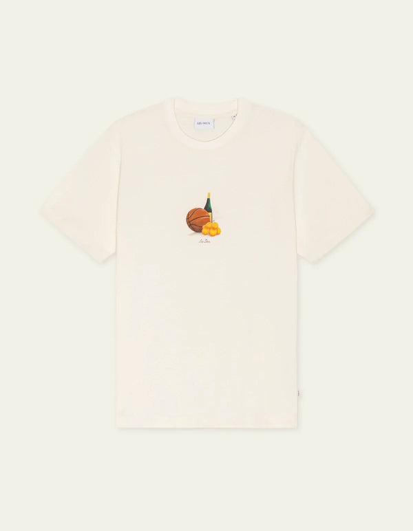Les Deux Lemons T-Shirt Eggnog White — Les Deux