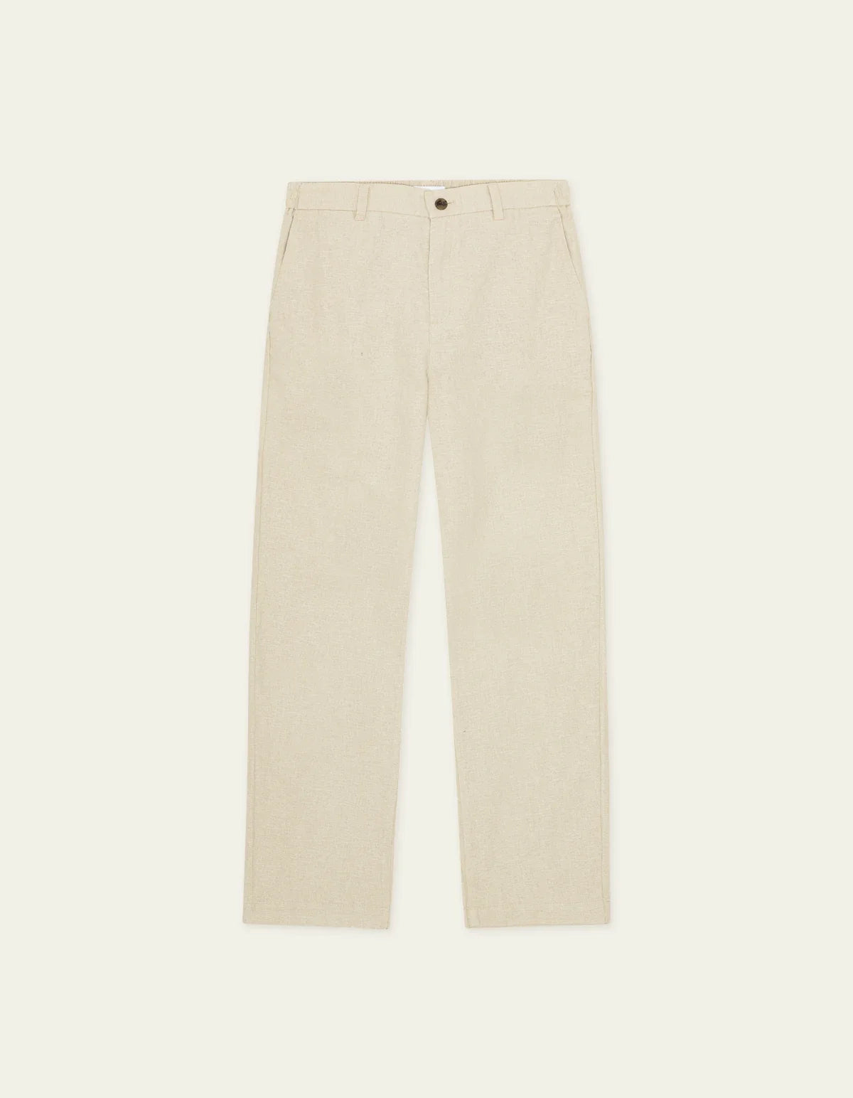 Les Deux Linen Comfort Suit Pants Light Sand
