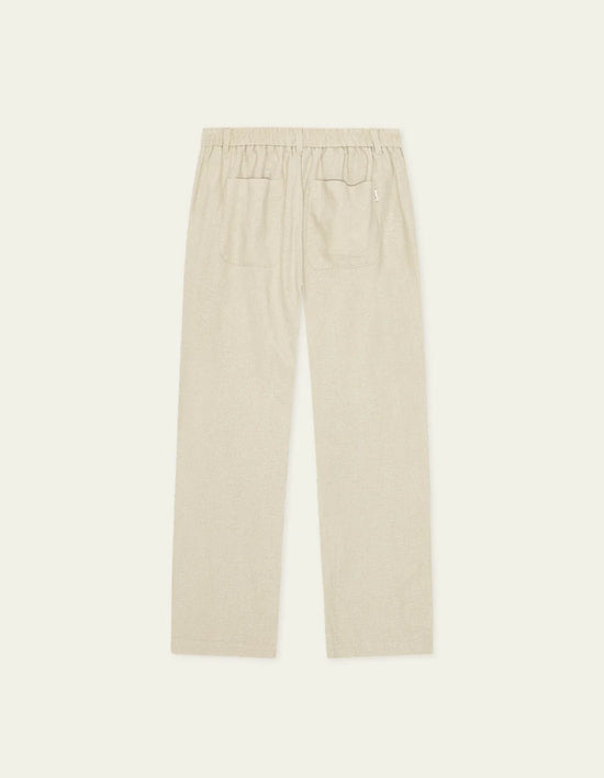 Les Deux Linen Comfort Suit Pants Light Sand