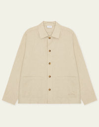 Les Deux Linen Overshirt Light Sand