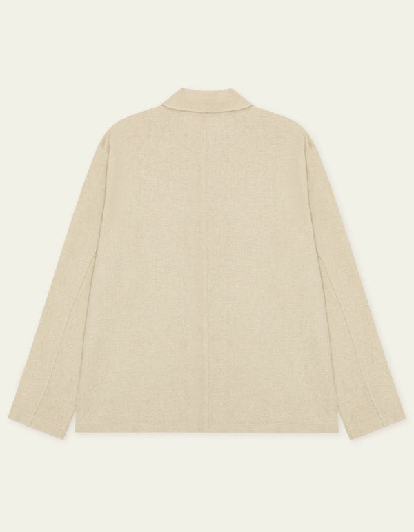 Les Deux Linen Overshirt Light Sand