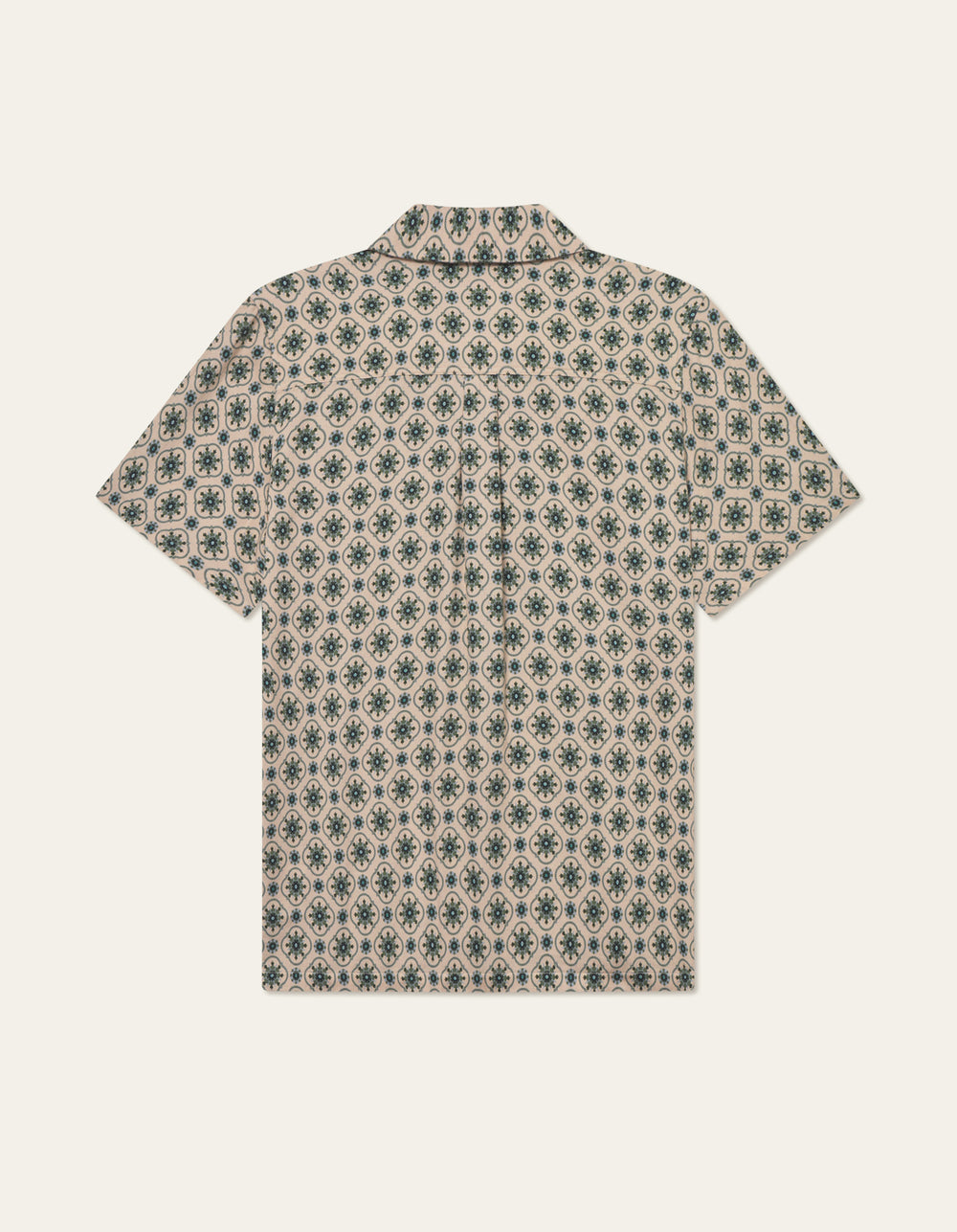 Les Deux Lukas AOP Tapestry SS Shirt Yvory
