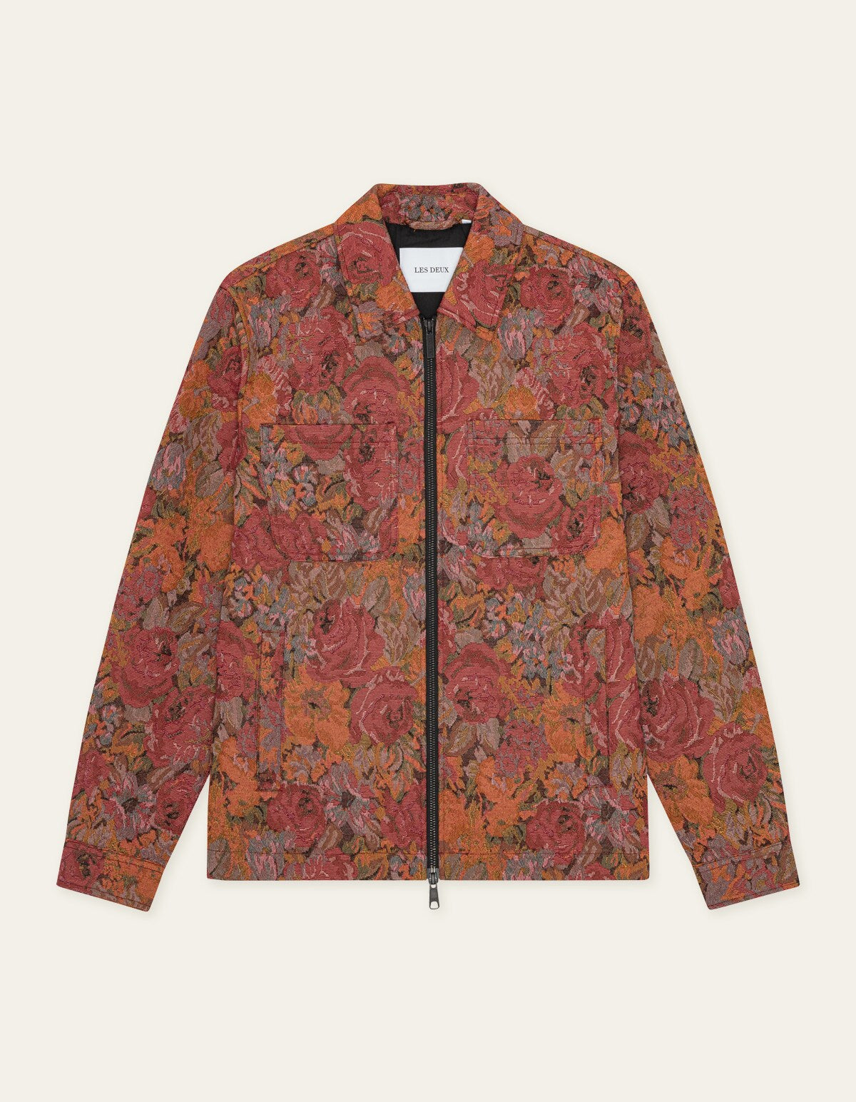 Les Deux MARSEILLE JACQ ZIPPER JACKET Red Dahlia