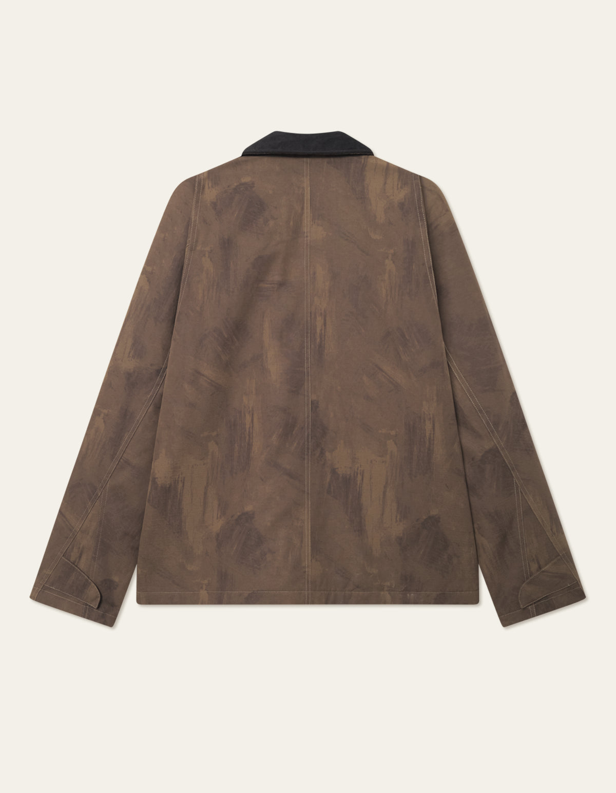Les Deux Montana AOP Cotton Jacket Teak Brown