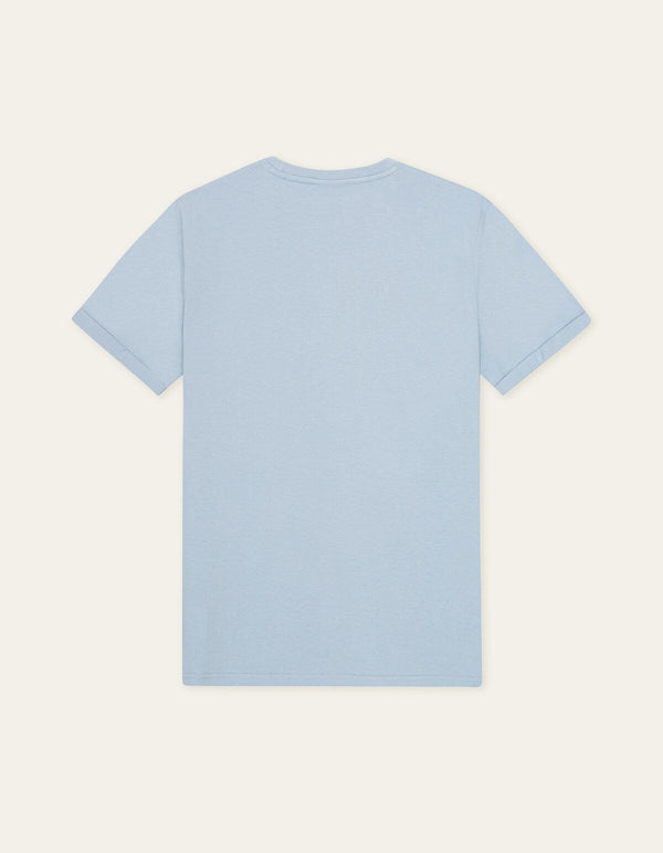 Les Deux NORREGARD CONTRAST S/S TEE Blue Fog