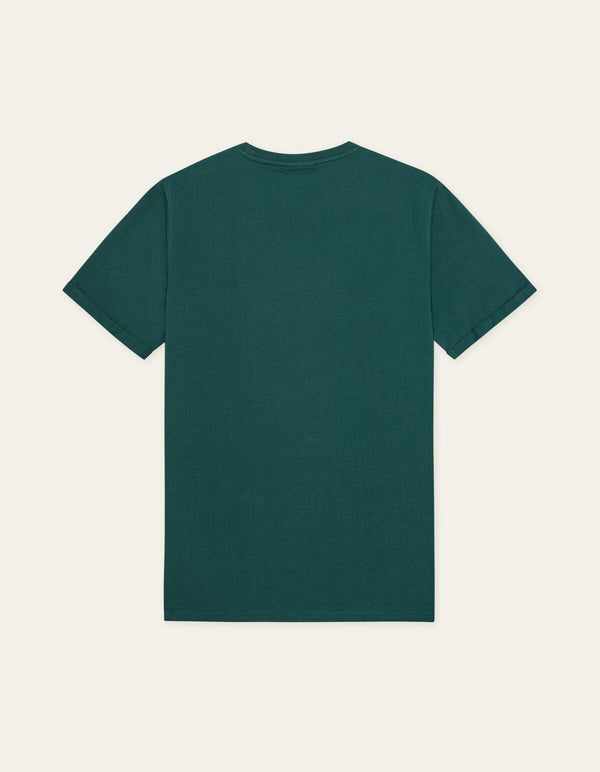 Les Deux NORREGARD CONTRAST S/S TEE Sea Moss Green
