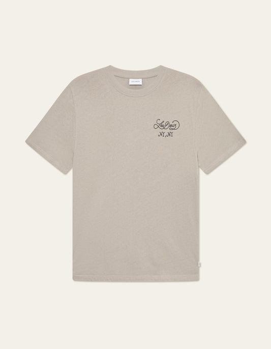 Les Deux Orchard T-Shirt Dark Sand