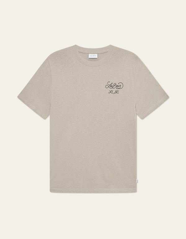 Les Deux Orchard T-Shirt Dark Sand — Les Deux
