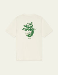 Les Deux Plant T-Shirt Light Ivory