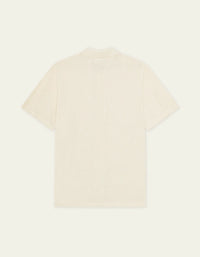 Les Deux Pointelle SS Shirt Eggnog White
