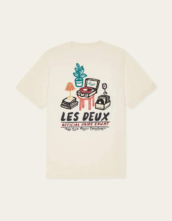 Les Deux RECORD S/S TEE Ivory — Les Deux