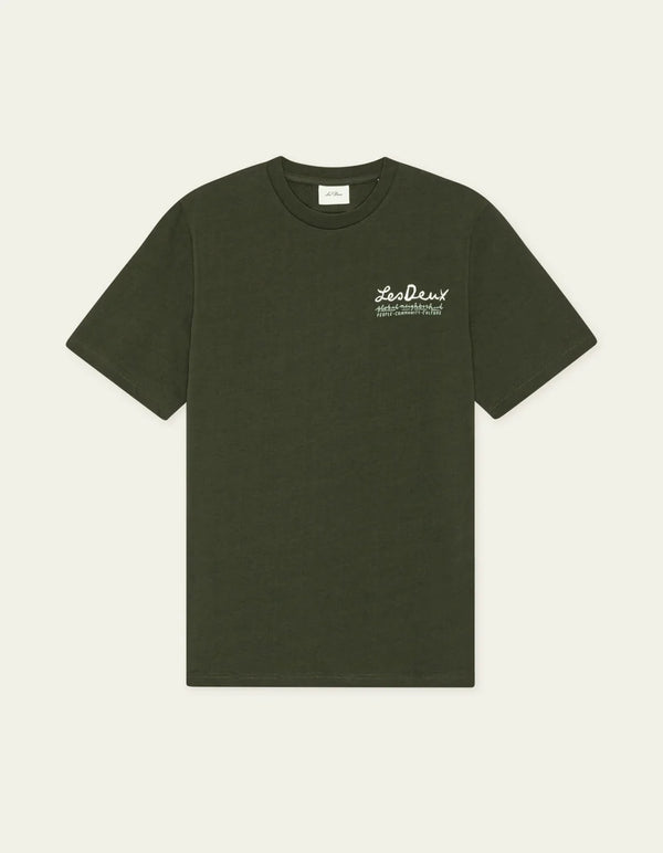 Les Deux RURAL S/S TEE Rosin Green