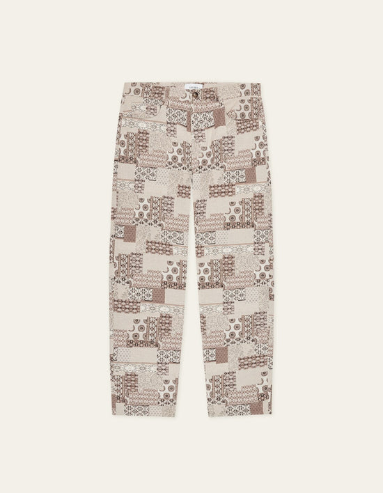 Les Deux RYDER PATCHWORK JAC PANT Light Sand — Les Deux