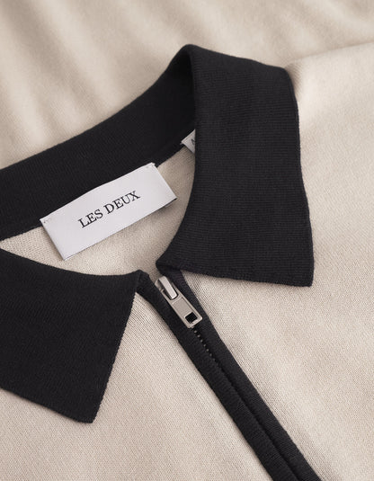 Les Deux Raul Knitted Polo Yvory