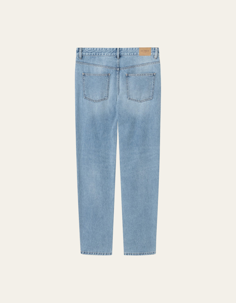 Les Deux Ryder Washed Denim Pants Light Blue Wash