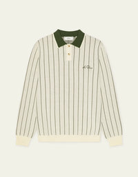 Les Deux SIGNATURE KNITTED L/S POLO Ivory