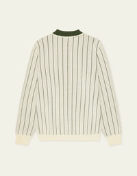 Les Deux SIGNATURE KNITTED L/S POLO Ivory