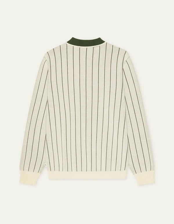 Les Deux SIGNATURE KNITTED L/S POLO Ivory
