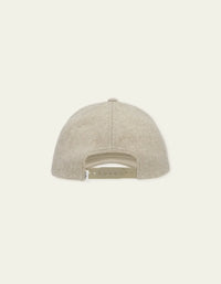 Les Deux SIGNATURE WOOL BASEBALL CAP Dark Sand