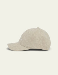Les Deux SIGNATURE WOOL BASEBALL CAP Dark Sand