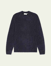 Les Deux SOFT ROUNDNECK KNIT Dark Navy Blue