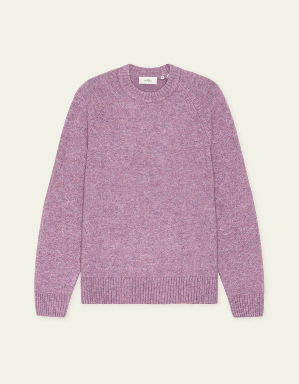 Les Deux SOFT ROUNDNECK KNIT Oyster Rose Melange — Les Deux