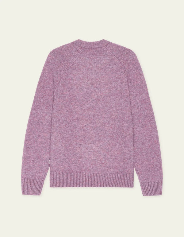 Les Deux SOFT ROUNDNECK KNIT Oyster Rose Melange