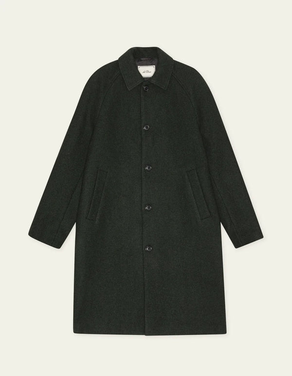 Les Deux SOLID WOOL COAT Rosin Green — Les Deux