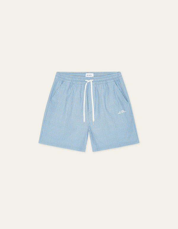 Les Deux STAN STRIPE SEER SWIM SHORTS Allure — Les Deux