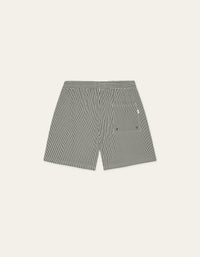 Les Deux STAN STRIPE SEER SWIM SHORTS Black