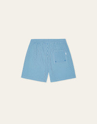 Les Deux STAN STRIPE SEER SWIM SHORTS Palace Blue