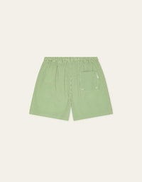 Les Deux STRIPE SEERSUCKER SWIM SHORTS Artichoke Green