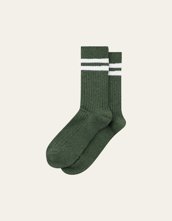 Les Deux Striped Melange Socks Duffel Bag — Les Deux