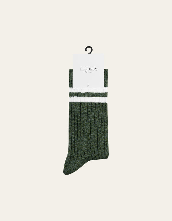 Les Deux Striped Melange Socks Duffel Bag