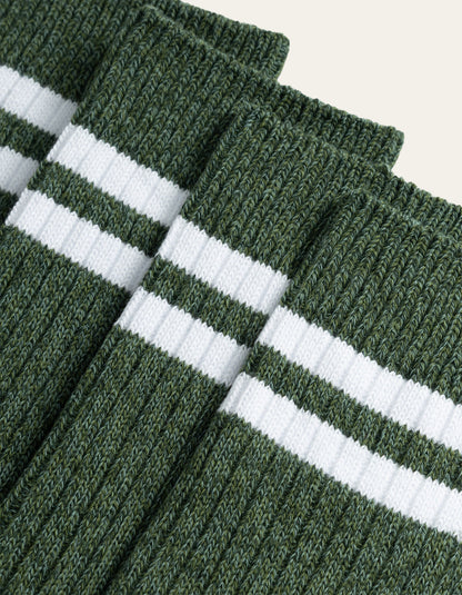 Les Deux Striped Melange Socks Duffel Bag