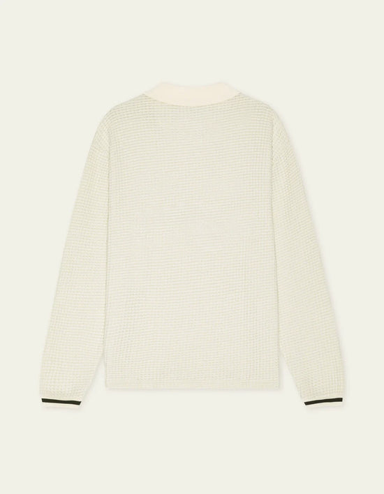 Les Deux WAFFLE LS FOOTBALL JERSEY Ivory